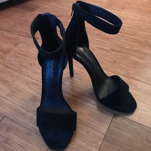 Jeffrey Campbell Strappy Black Heels